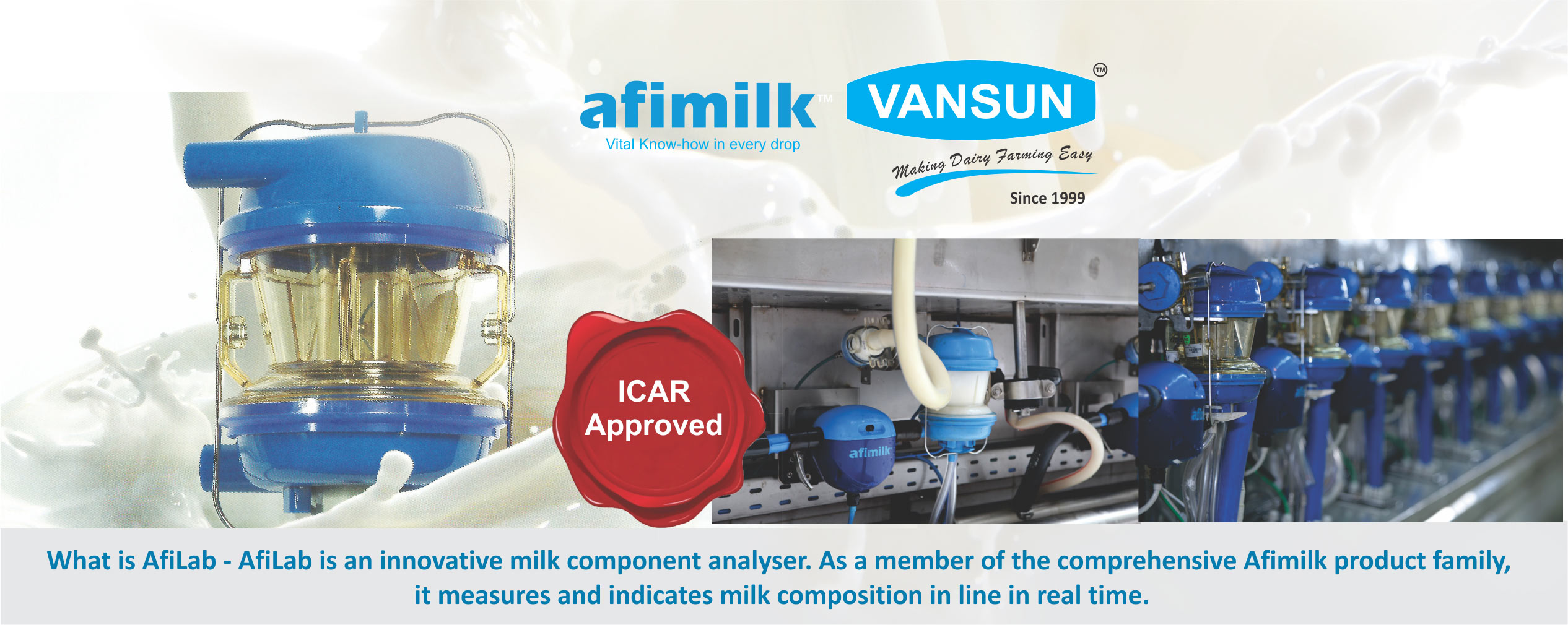 AfiMilk MPC Milk Meter & AfiLab Milk Analyzer