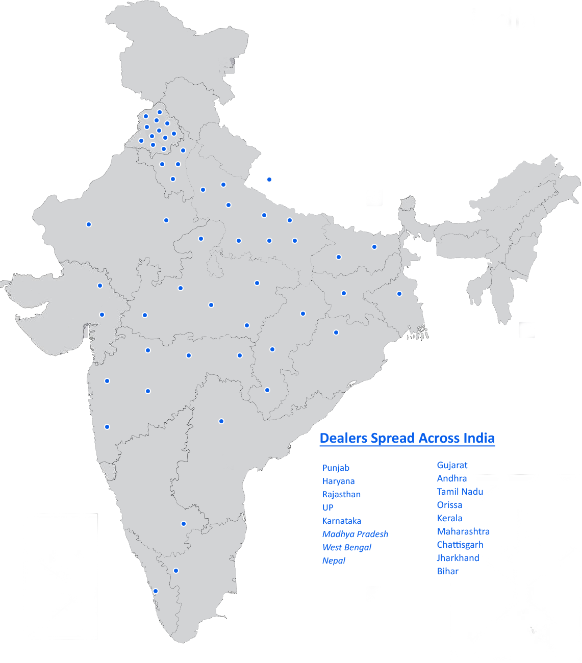 Vansun Dealer Across India